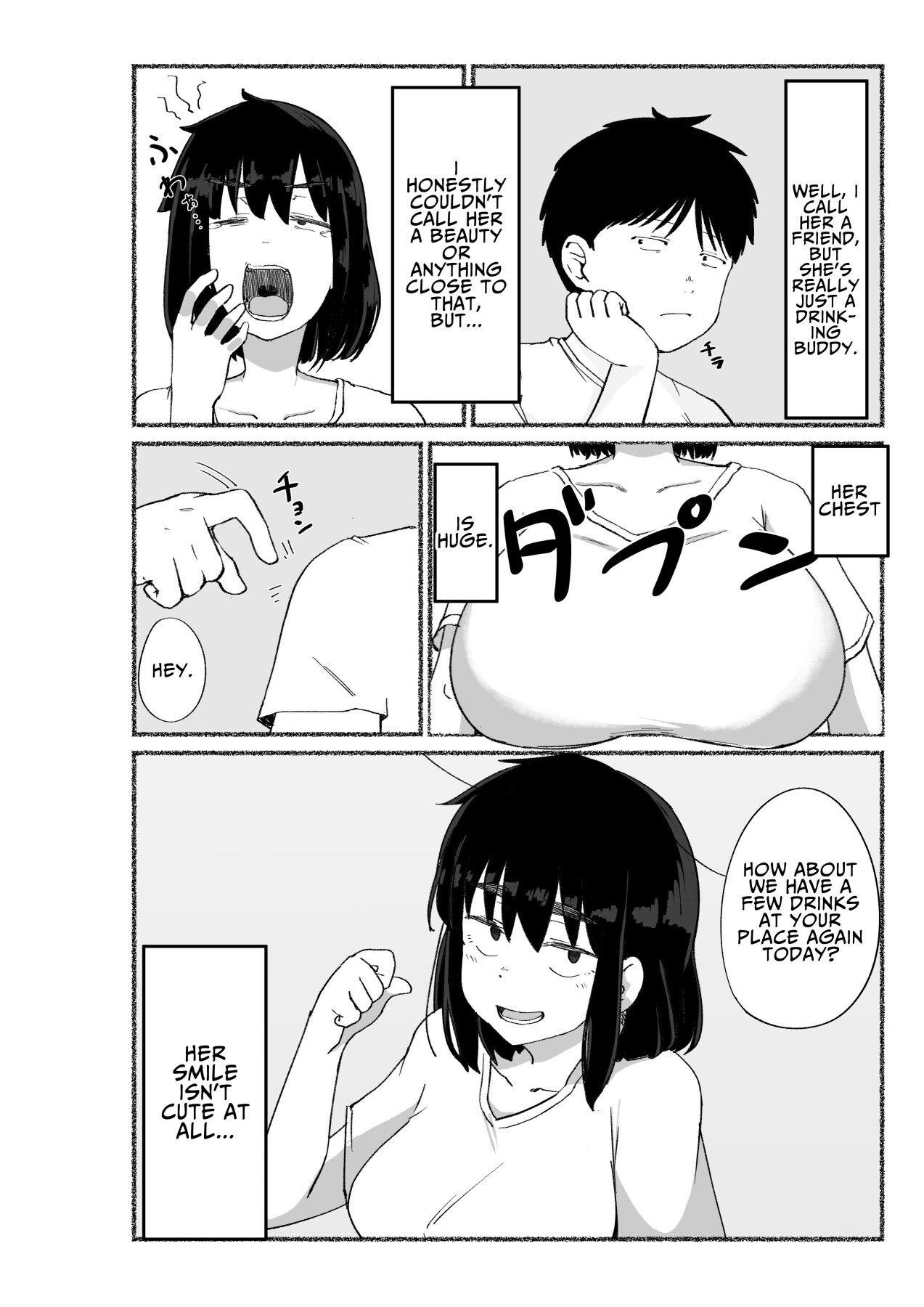 Hentai Manga Comic-I Tried Cumming Inside My Slovenly Female Friend-Read-4